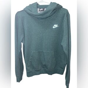 Nike Green Funnel Neck Hoodie